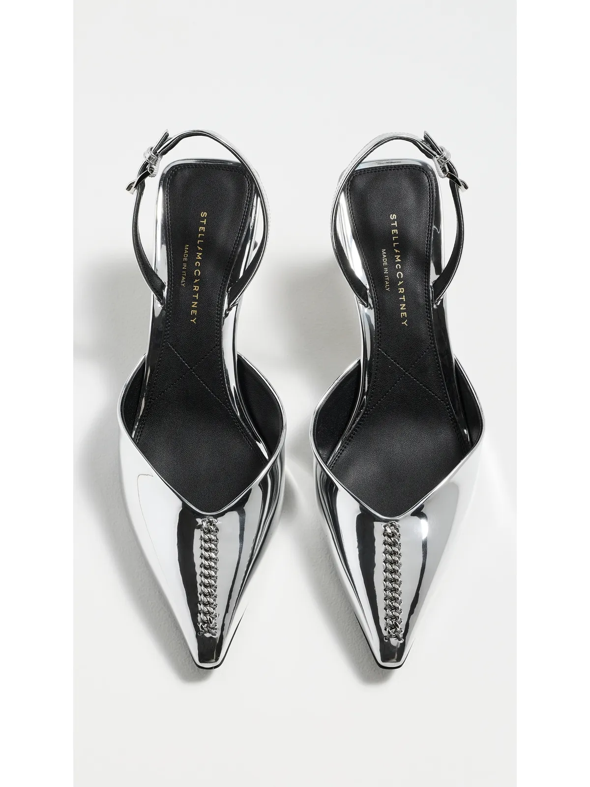 Stella McCartney エルサ ミラー アルター マット スリングバック ヒール - 画像5