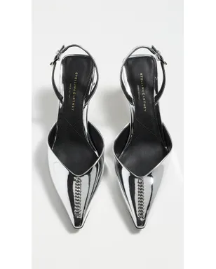 Stella McCartney エルサ ミラー アルター マット スリングバック ヒール - サムネイル5