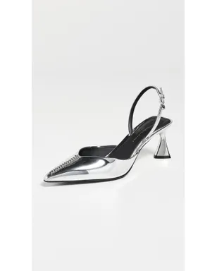 Stella McCartney エルサ ミラー アルター マット スリングバック ヒール - サムネイル2
