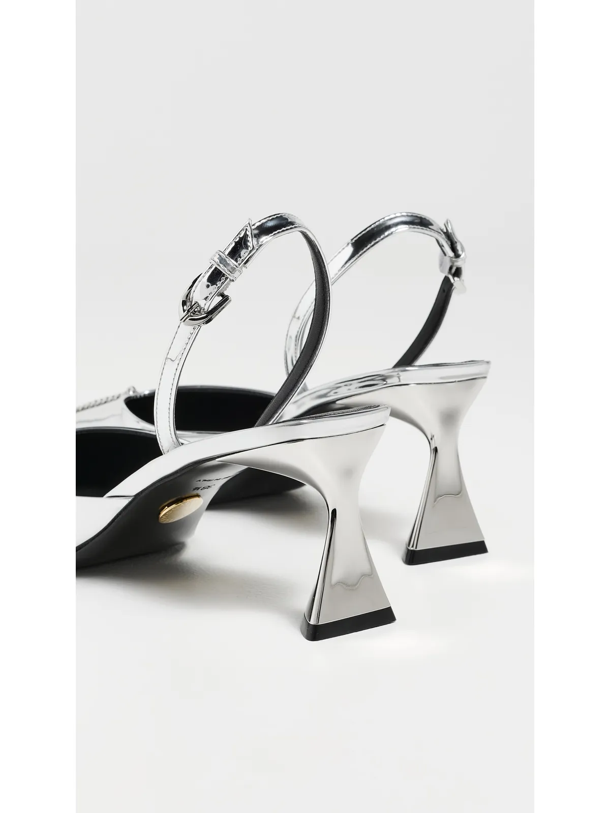 Stella McCartney エルサ ミラー アルター マット スリングバック ヒール - 画像4