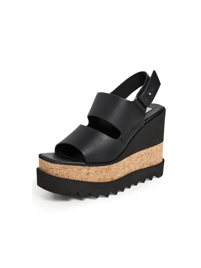 Stella McCartney Stella McCartney Sneakelyse Alter スポーティーマット サンダル ブラックの商品画像