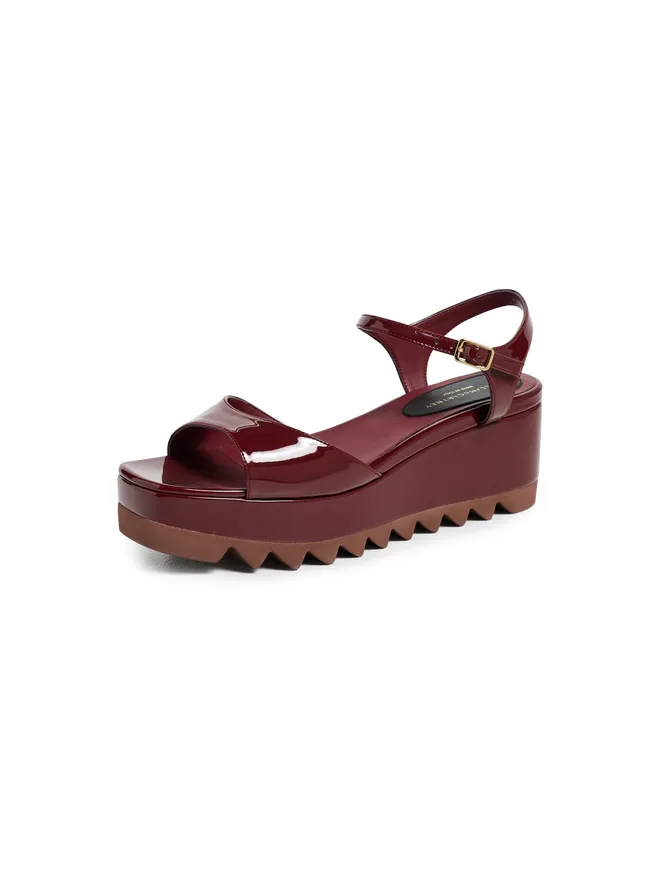 Stella McCartney Stella McCartney エリース パテント アルター マット サンダルの商品画像