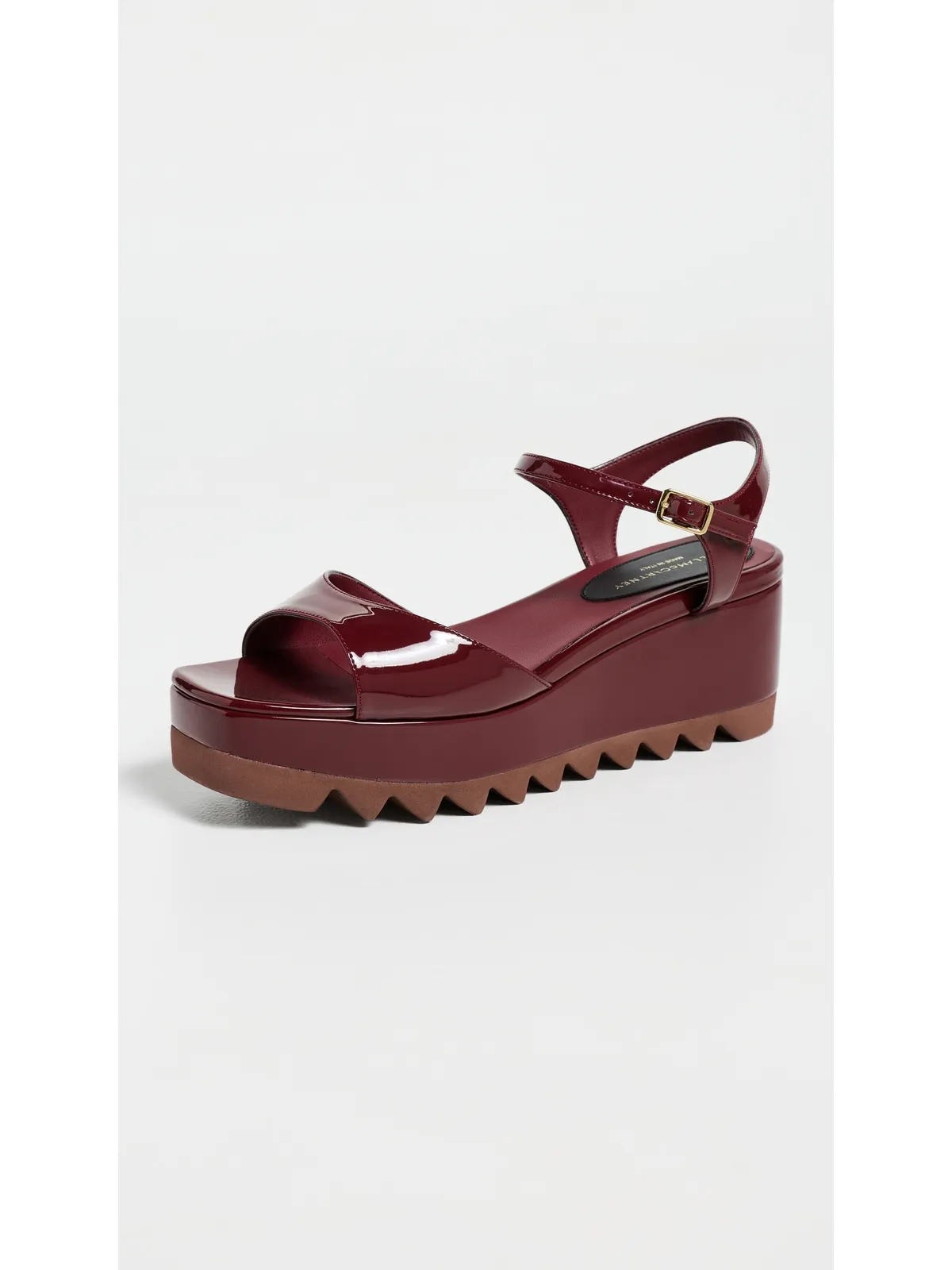 Stella McCartney エリース パテント アルター マット サンダル - 画像2