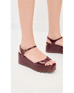 Stella McCartney エリース パテント アルター マット サンダル - サムネイル3