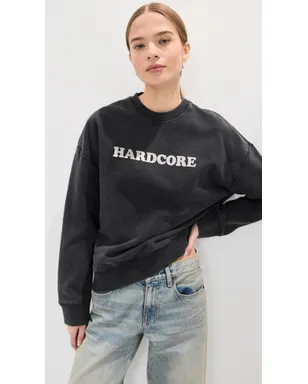 Stella McCartney ハードコア・スローガン フーディー ウォッシュドブラック - サムネイル2