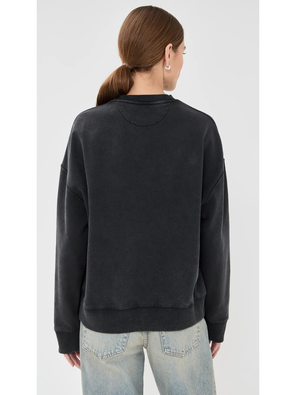 Stella McCartney ハードコア・スローガン フーディー ウォッシュドブラック - 画像3