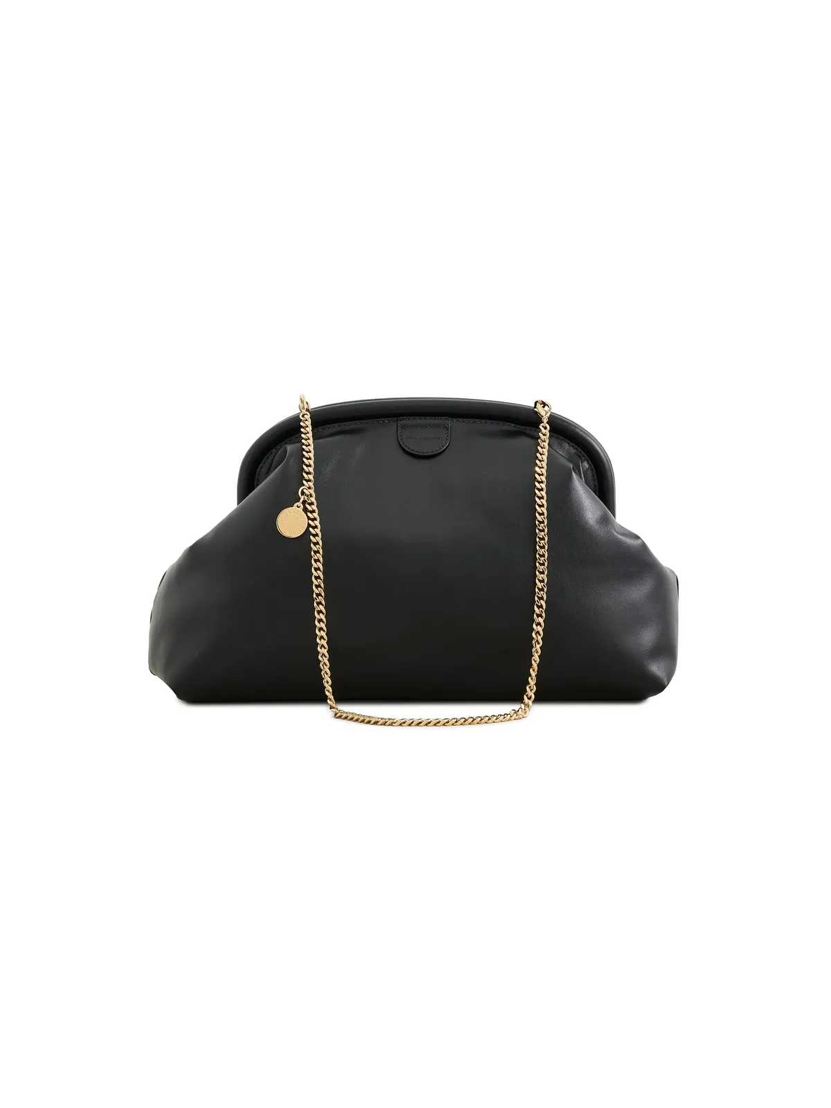 Stella McCartney Falabella パデッド ソフト クラッチ ブラック - 画像1