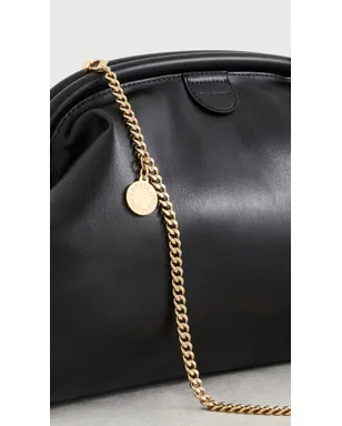 Stella McCartney Falabella パデッド ソフト クラッチ ブラック - サムネイル6