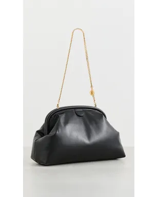 Stella McCartney Falabella パデッド ソフト クラッチ ブラック - サムネイル4