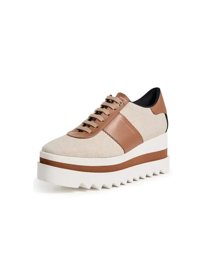 Stella McCartney Stella McCartney 塩と胡椒 キャンバス Sneakelyse エクリュの商品画像