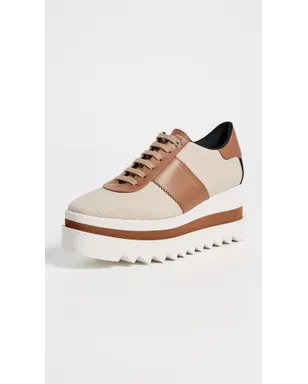 Stella McCartney 塩と胡椒 キャンバス Sneakelyse エクリュ - サムネイル2
