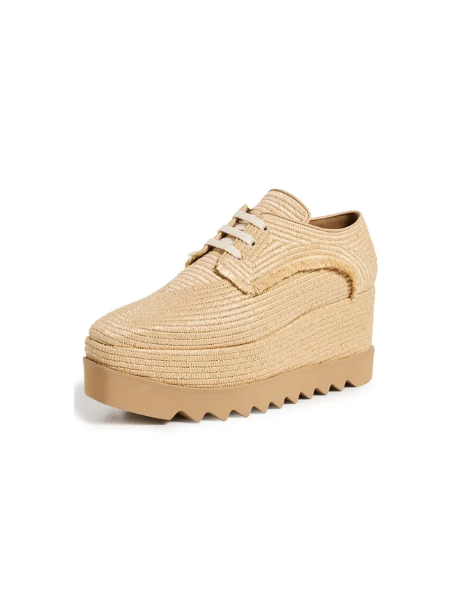 Stella McCartney Stella McCartney エリース オールオーバー ウーブン ラフィア スニーカーの商品画像