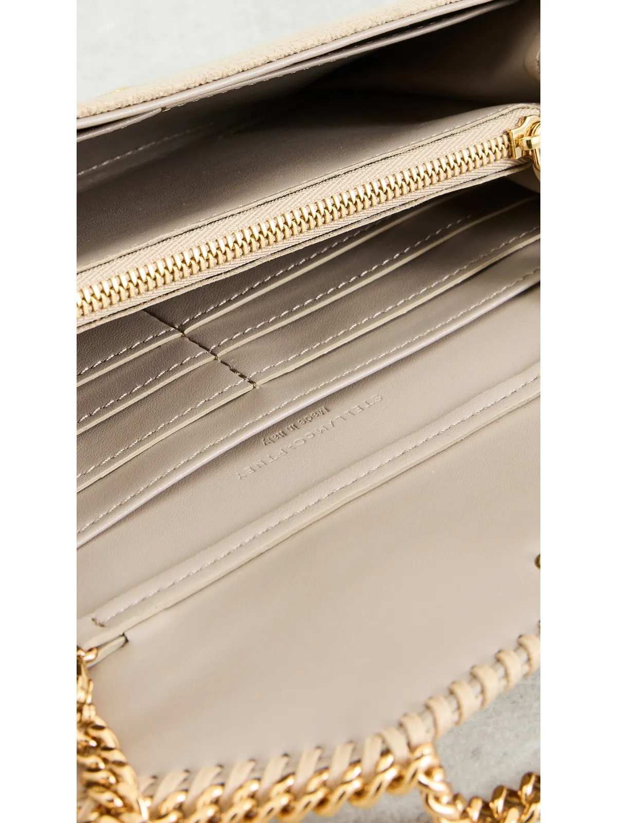 Stella McCartney Falabella コンチネンタル ウォレット バター/クリーム - 画像6
