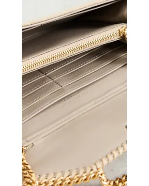 Stella McCartney Falabella コンチネンタル ウォレット バター/クリーム - サムネイル6