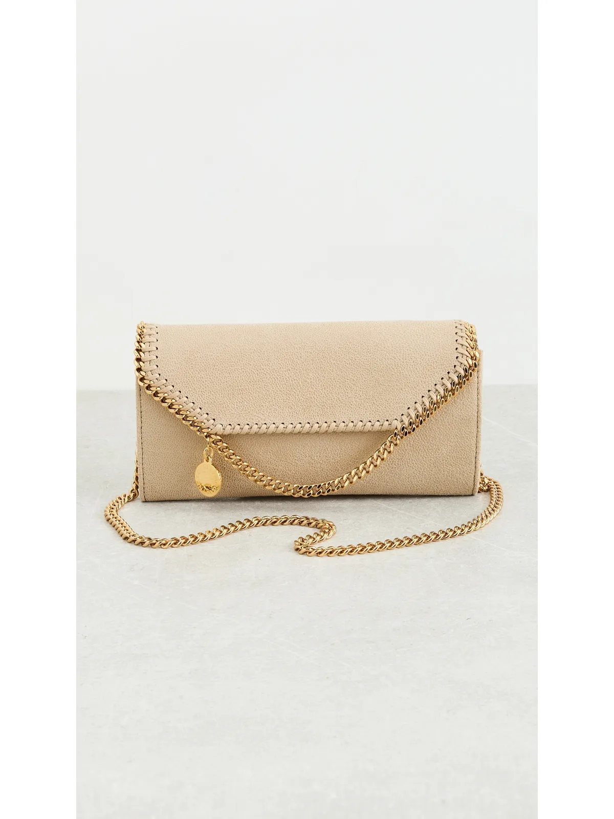 Stella McCartney Falabella コンチネンタル ウォレット バター/クリーム - 画像2