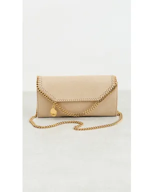 Stella McCartney Falabella コンチネンタル ウォレット バター/クリーム - サムネイル2