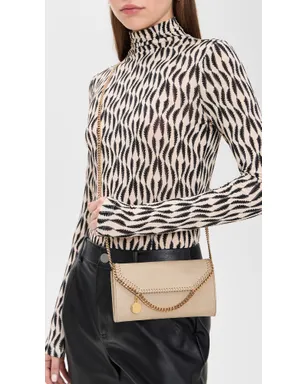 Stella McCartney Falabella コンチネンタル ウォレット バター/クリーム - サムネイル3