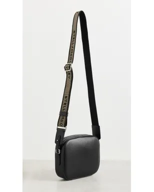 Stella McCartney フェイクレザー ロゴ カメラバッグ ブラック ワンサイズ - サムネイル4