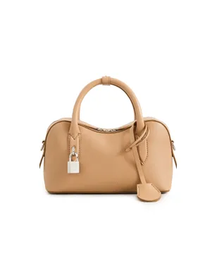 Stella McCartney Stella Ryder ミニバッグ エンボス加工のグレインハニー色 - サムネイル1