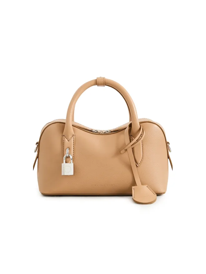 Stella McCartney Stella McCartney Stella Ryder ミニバッグ エンボス加工のグレインハニー色の商品画像