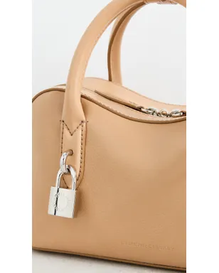 Stella McCartney Stella Ryder ミニバッグ エンボス加工のグレインハニー色 - サムネイル5
