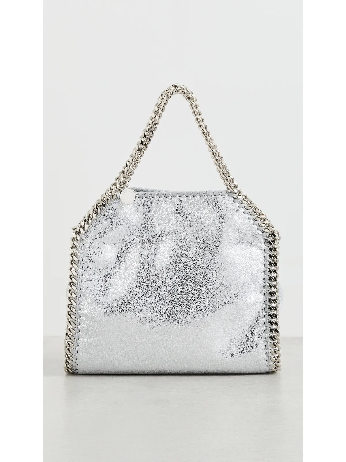 Stella McCartney ファラベラ ミニ トート シルバー - 画像2