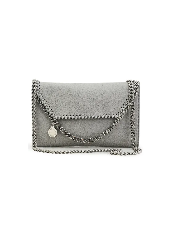 Stella McCartney Stella McCartney Falabella ウォレット チェーン付き ライトグレーの商品画像