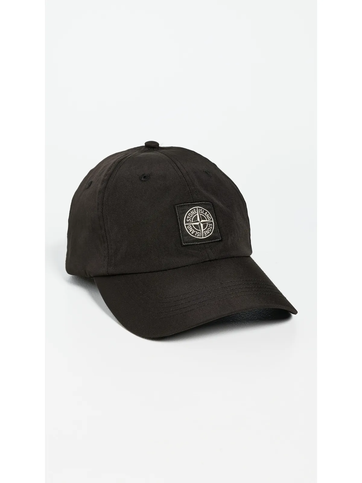 Stone Island ナイロンオックスフォード ベースボールキャップ ブラック フリーサイズ - 画像2