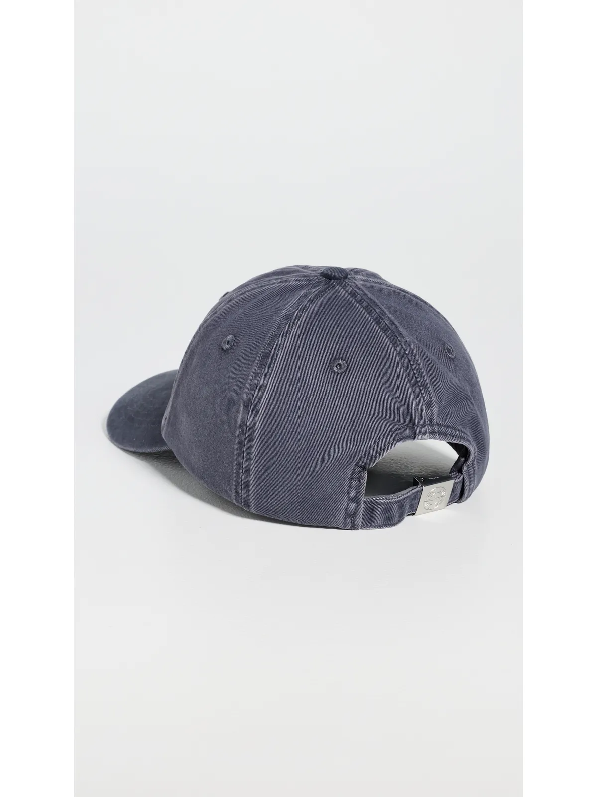 Stone Island ブラッシュドコットン ベースボールキャップ ブルーグレー ワンサイズ - 画像3