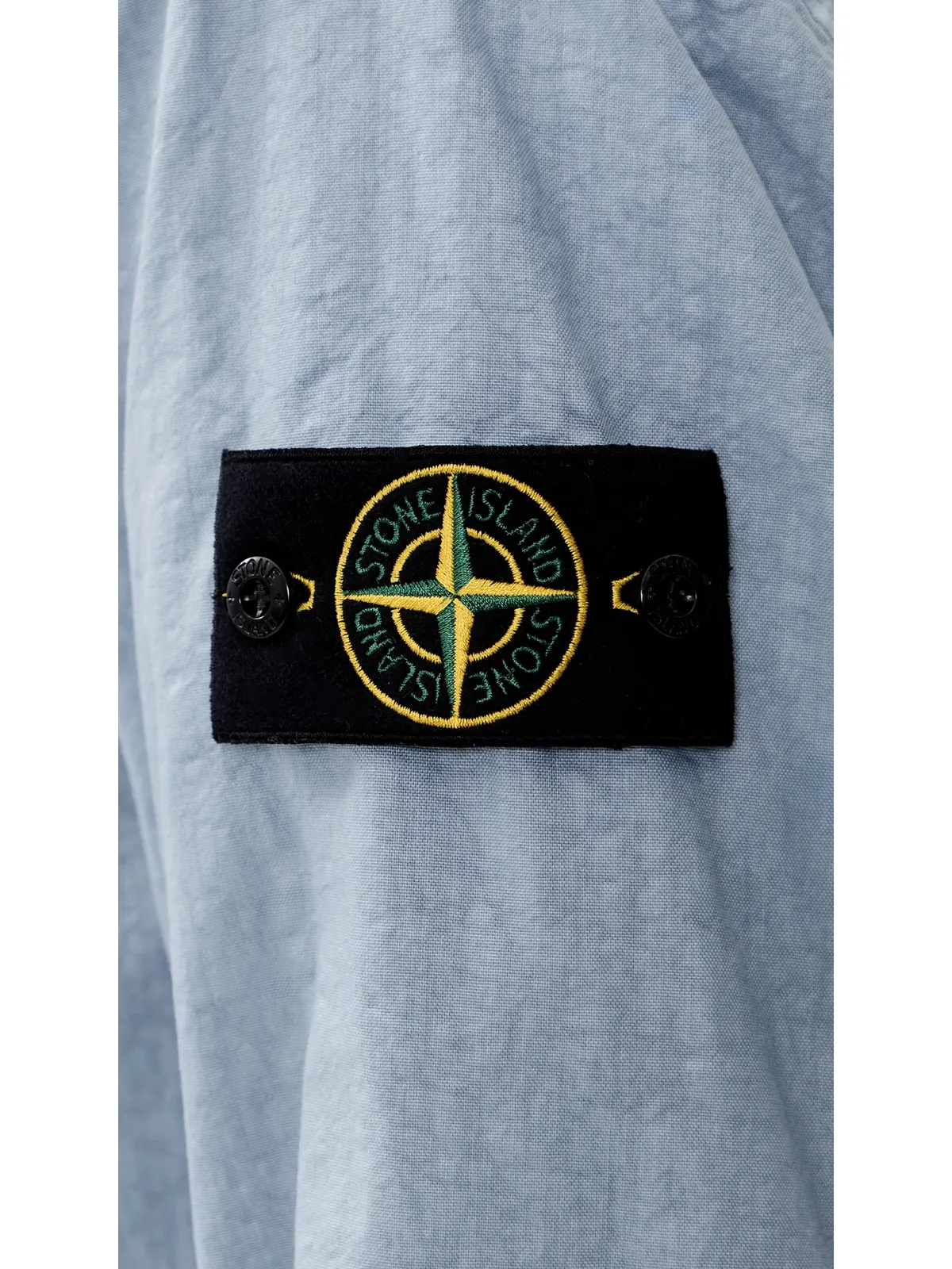Stone Island ナイロン ガーメントダイ オーバーシャツ ダークブルー M - 画像6