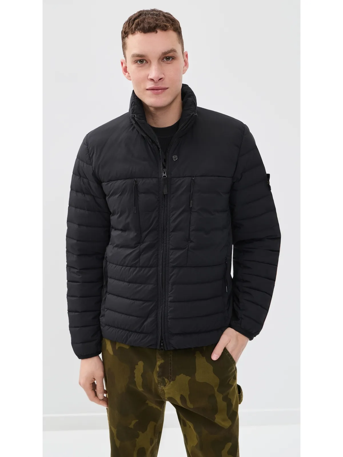 Stone Island ナイロン ダウンジャケット ブラック - 画像2