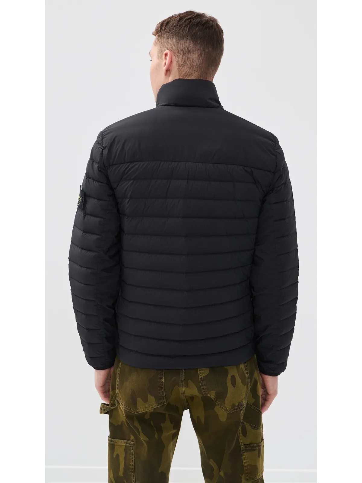 Stone Island ナイロン ダウンジャケット ブラック - 画像3