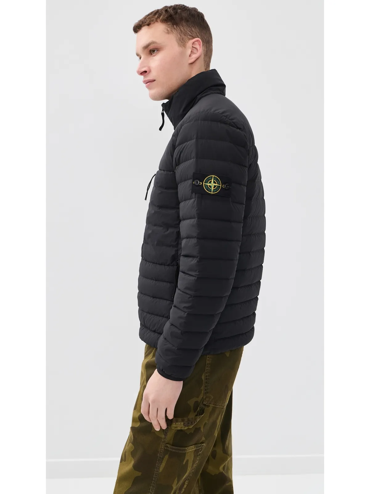 Stone Island ナイロン ダウンジャケット ブラック - 画像4