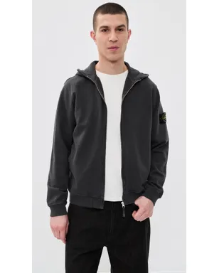 Stone Island マルファイル コットン ジップフーディ - サムネイル2