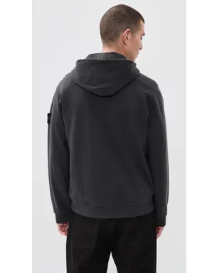 Stone Island マルファイル コットン ジップフーディ - サムネイル3