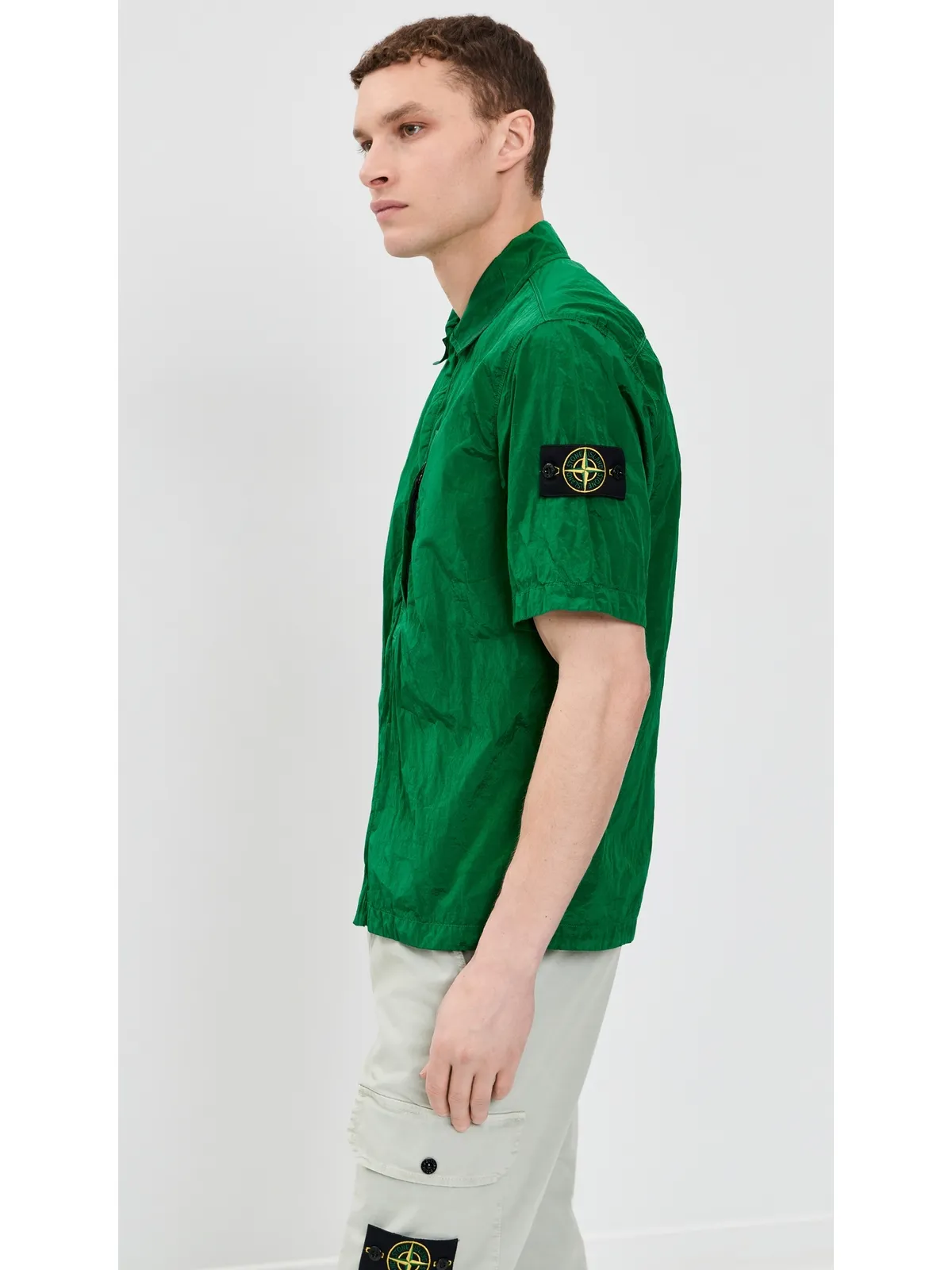 Stone Island ナイロン メタル シャツ - 画像4