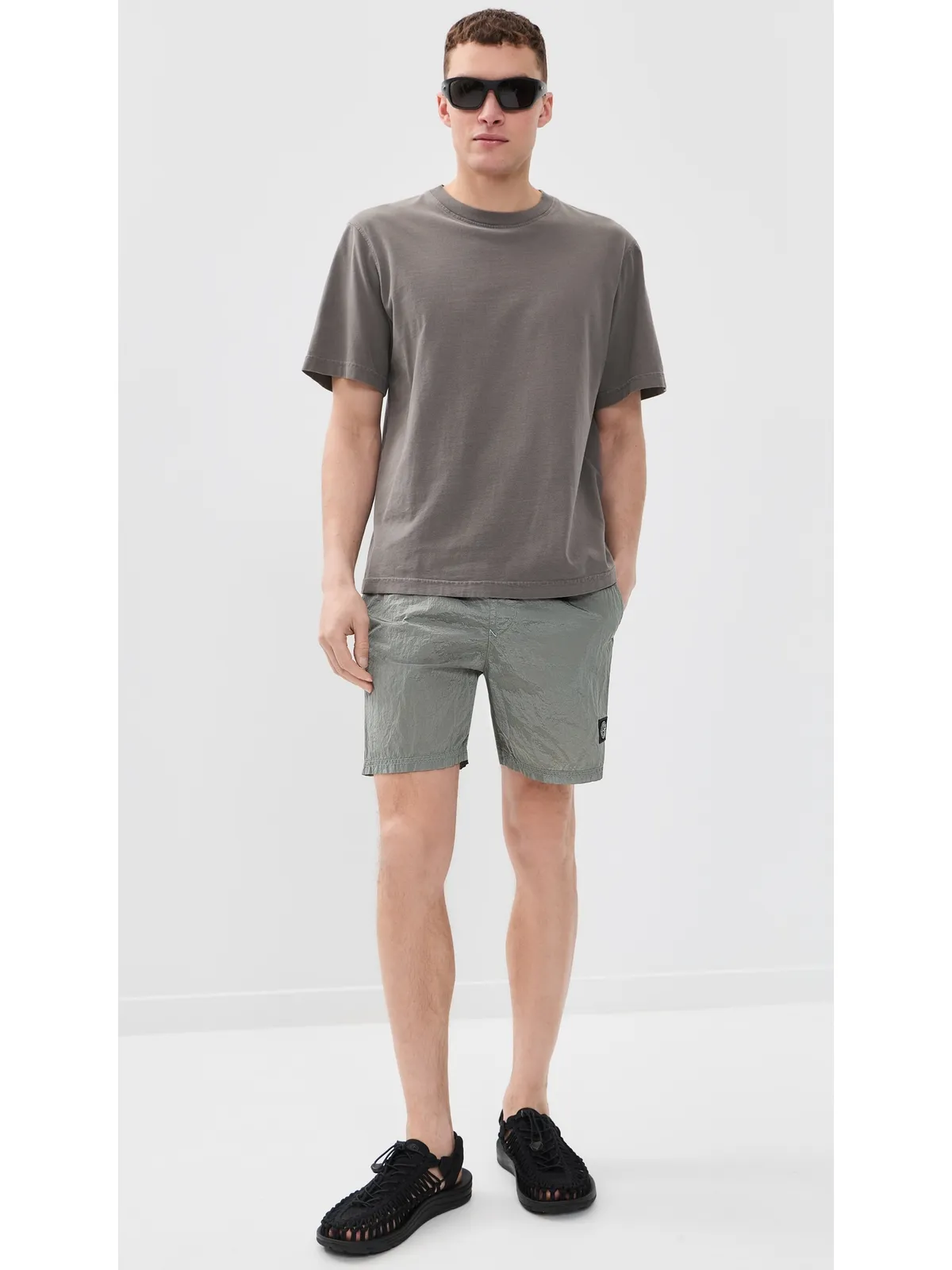 Stone Island ナイロンメタル スイムショーツ - 画像5