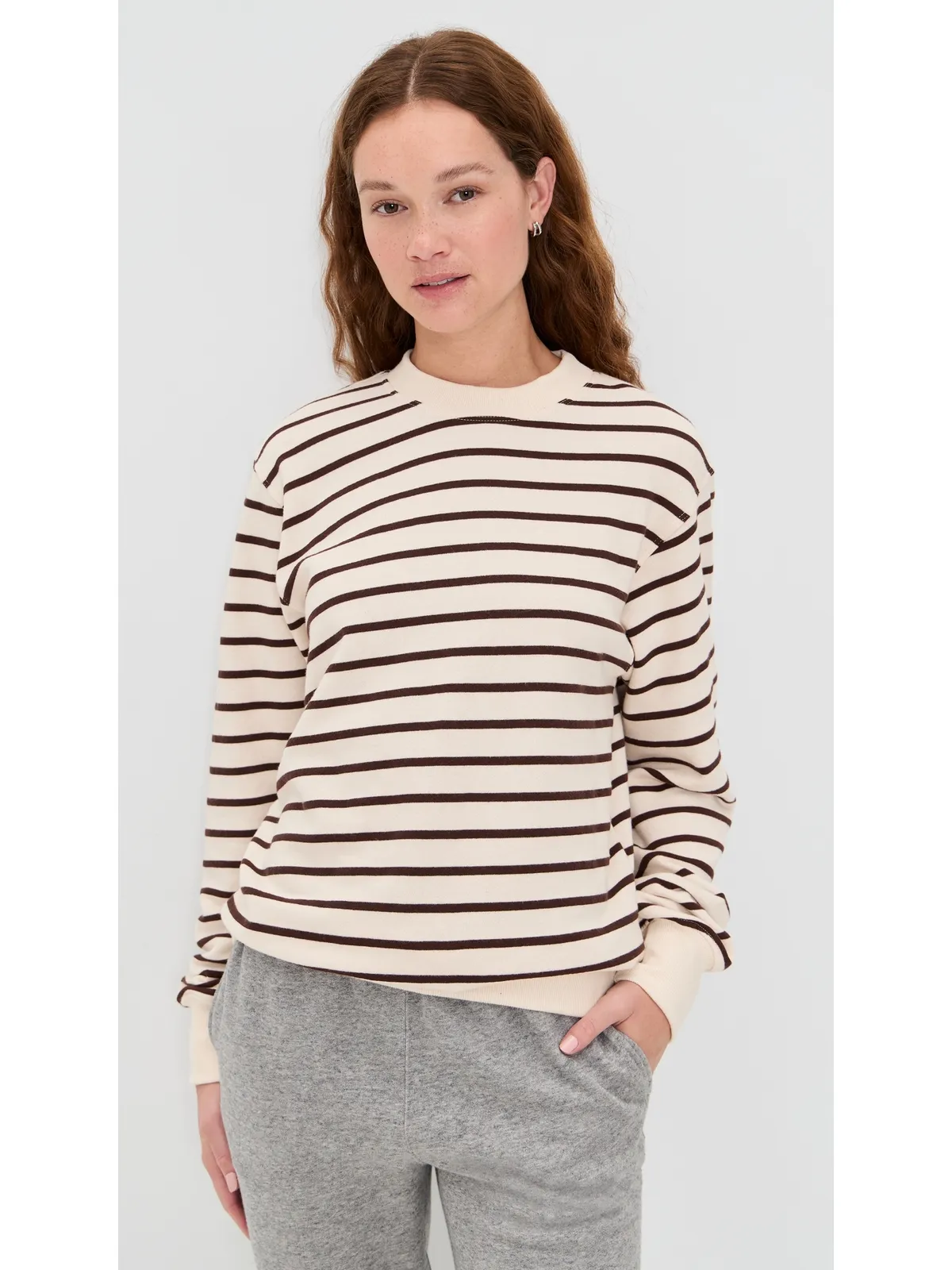 Strut This キャッシュ スウェットシャツ Stripe M - 画像2