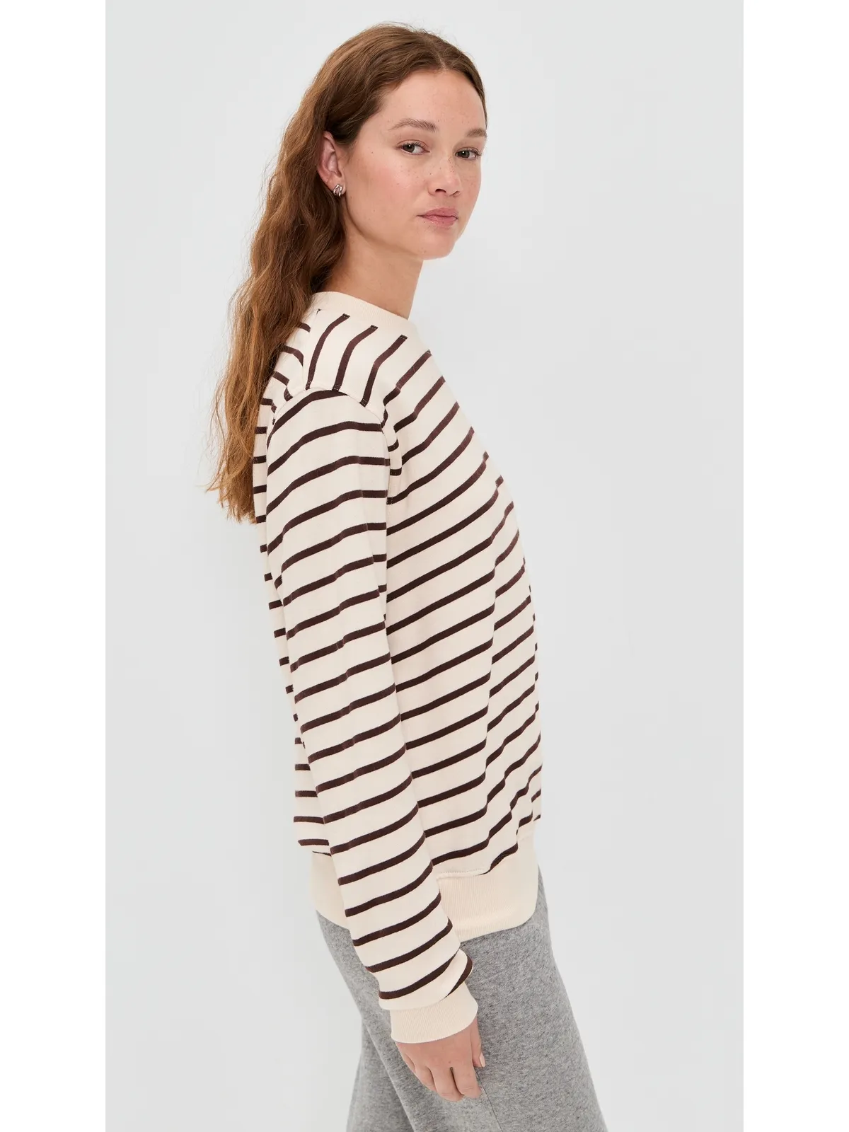 Strut This キャッシュ スウェットシャツ Stripe M - 画像4