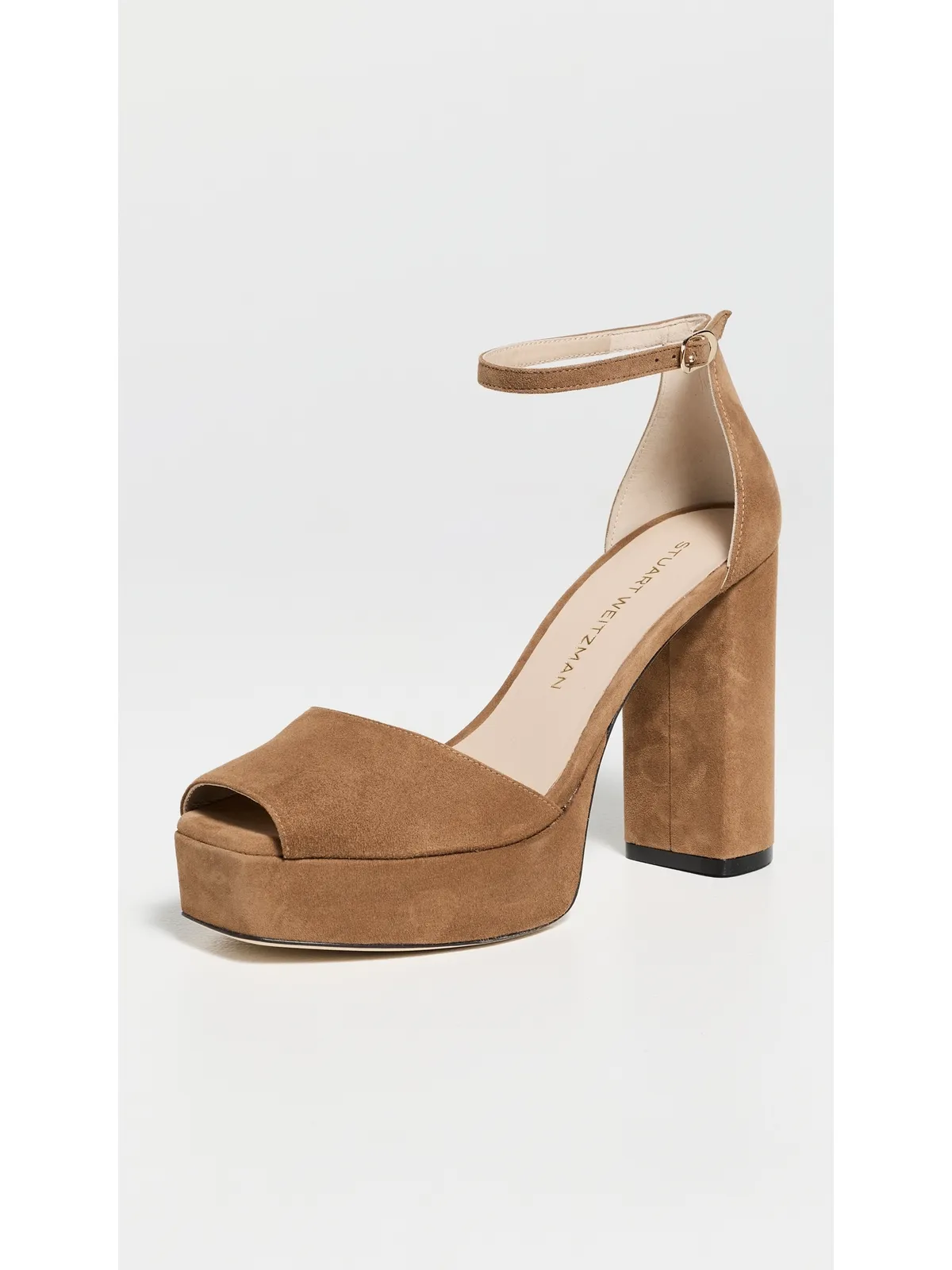 Stuart Weitzman サブリナ アンクルストラップ・プラットフォーム - 画像2