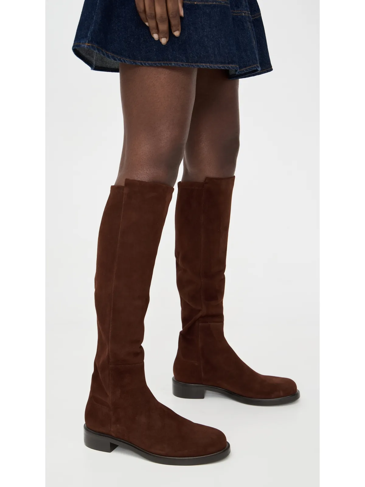Stuart Weitzman 5050ジゼル ニー・ハイ・ブーツ - 画像3