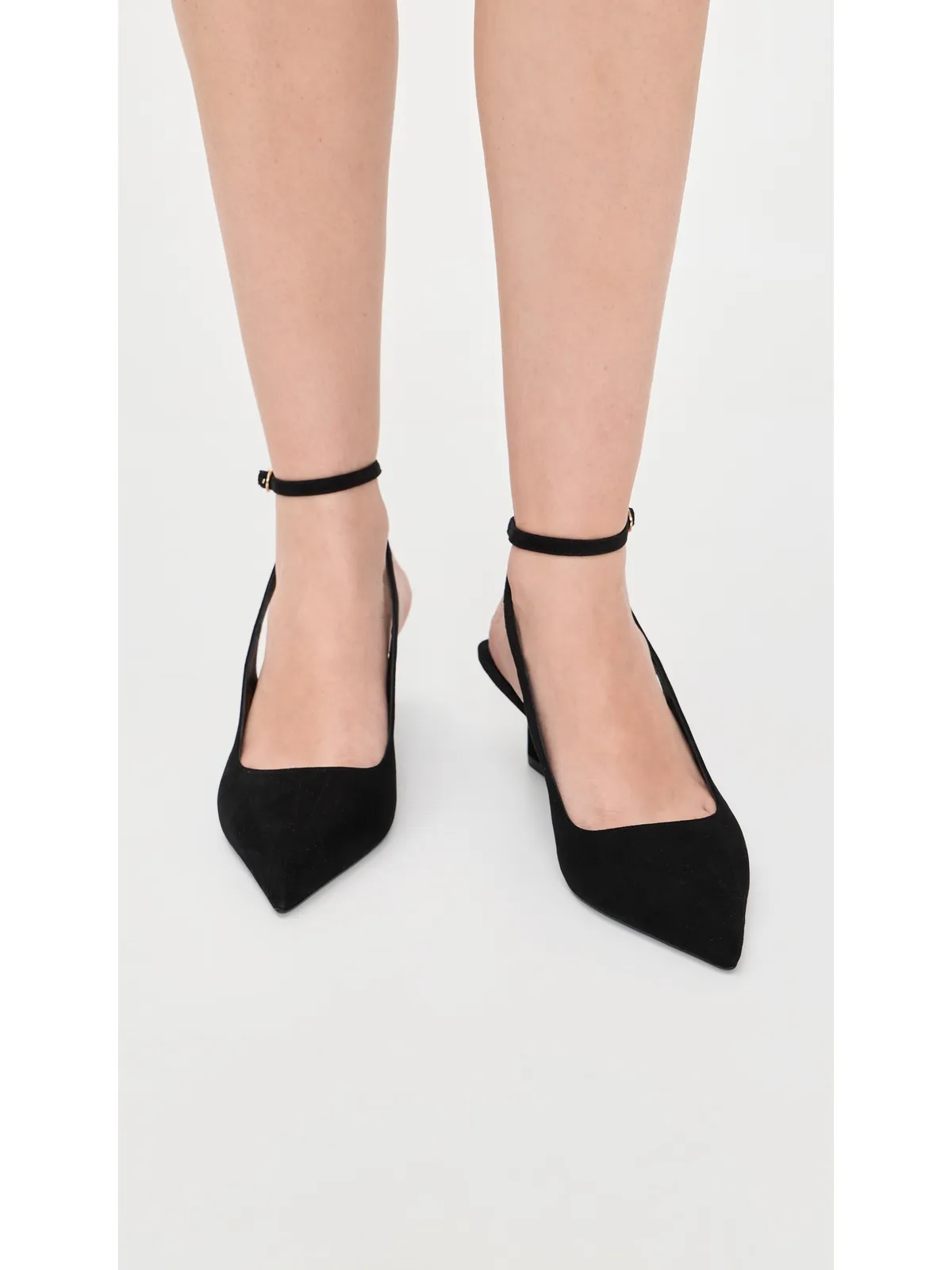 Stuart Weitzman Vinnie 50 ストラップパンプス ブラック - 画像3