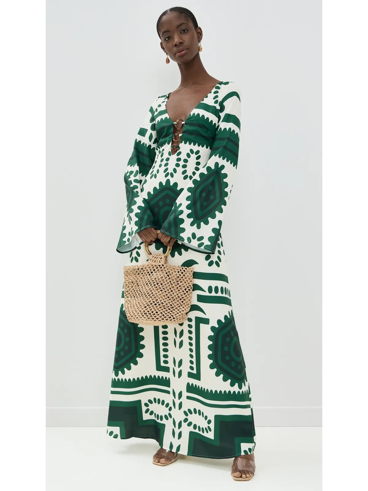 Seven Wonders Caledeira Maxi Dress Green Multi - 画像5