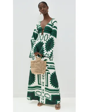 Seven Wonders Caledeira Maxi Dress Green Multi - サムネイル5