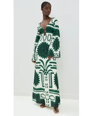 Seven Wonders Caledeira Maxi Dress Green Multi - サムネイル2