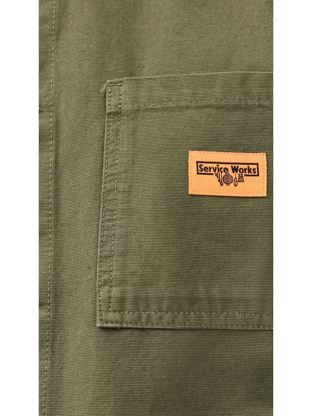Service Works Canvas Chore Shirt Olive - 画像6