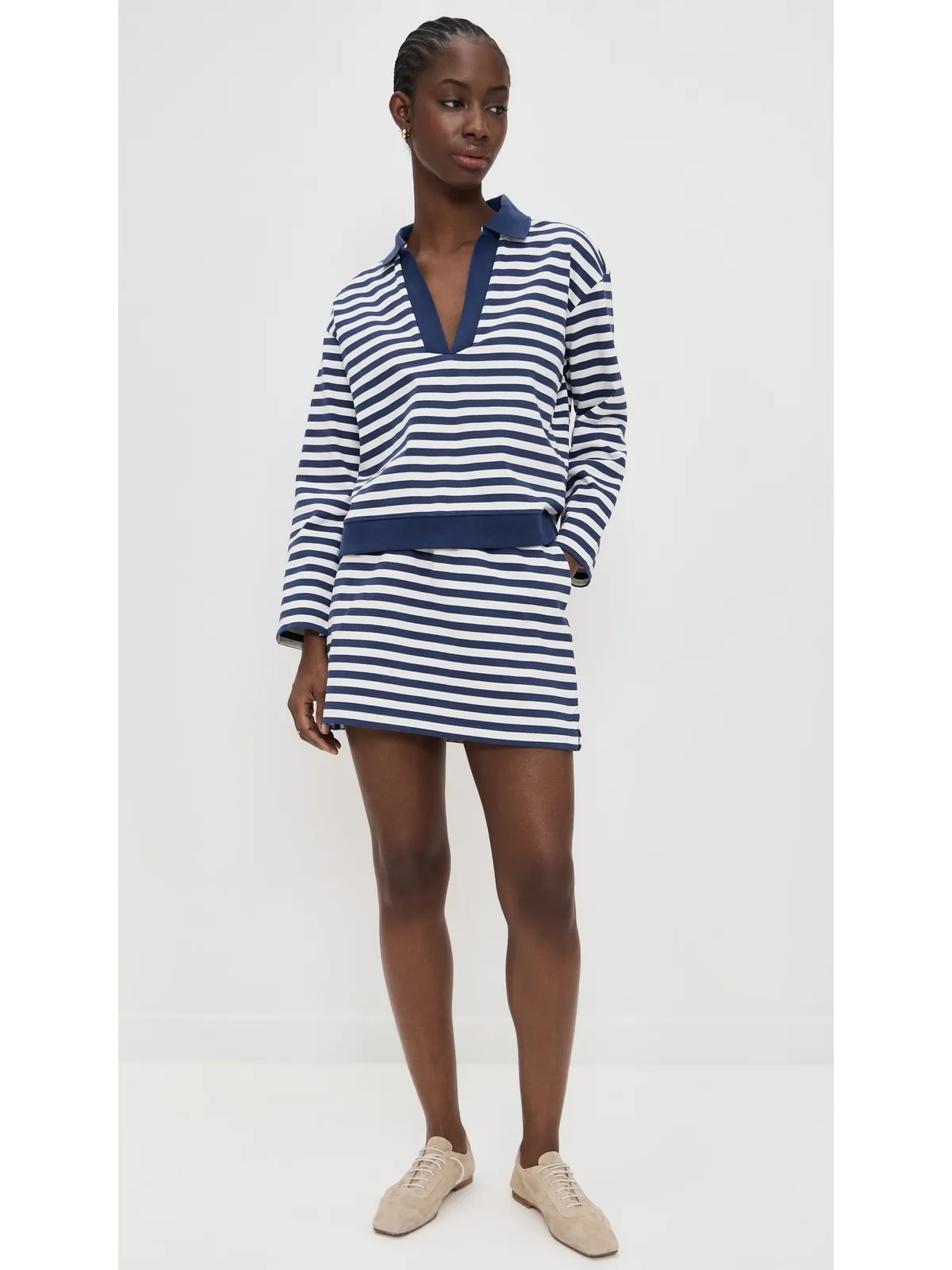 POSSE Haisley Pull Over Navy Stripe - 画像5