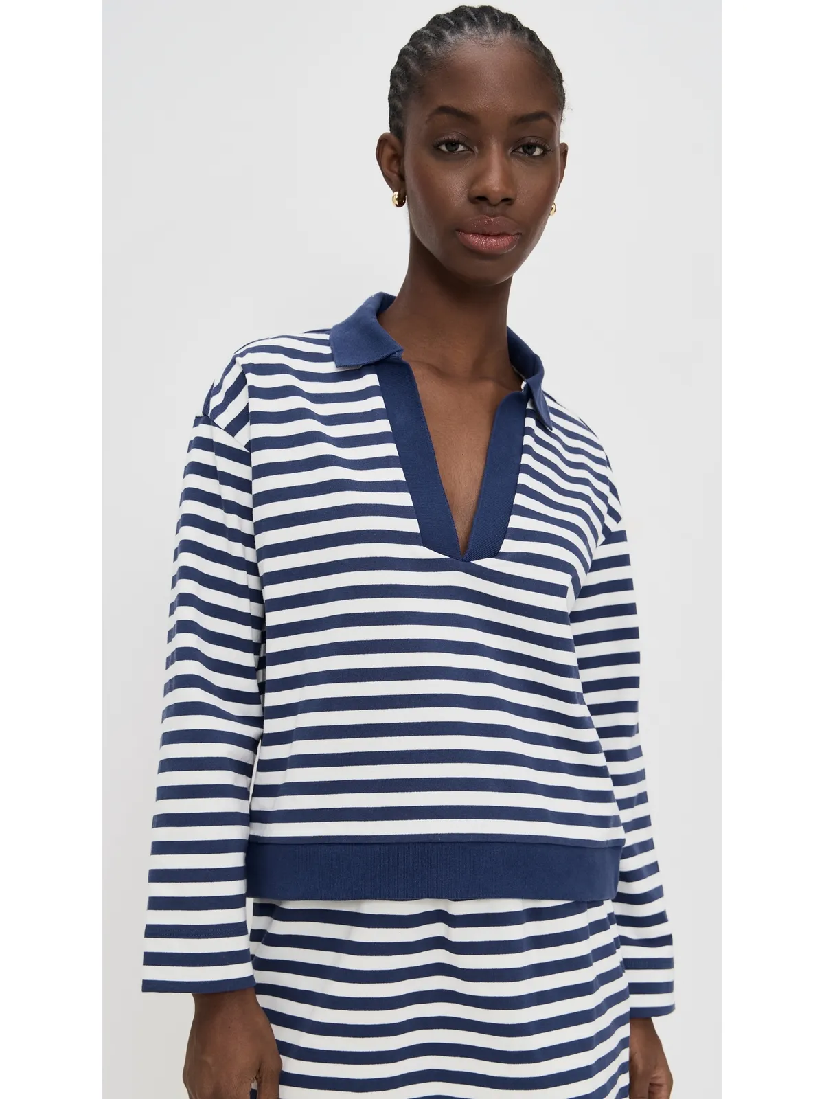 POSSE Haisley Pull Over Navy Stripe - 画像2