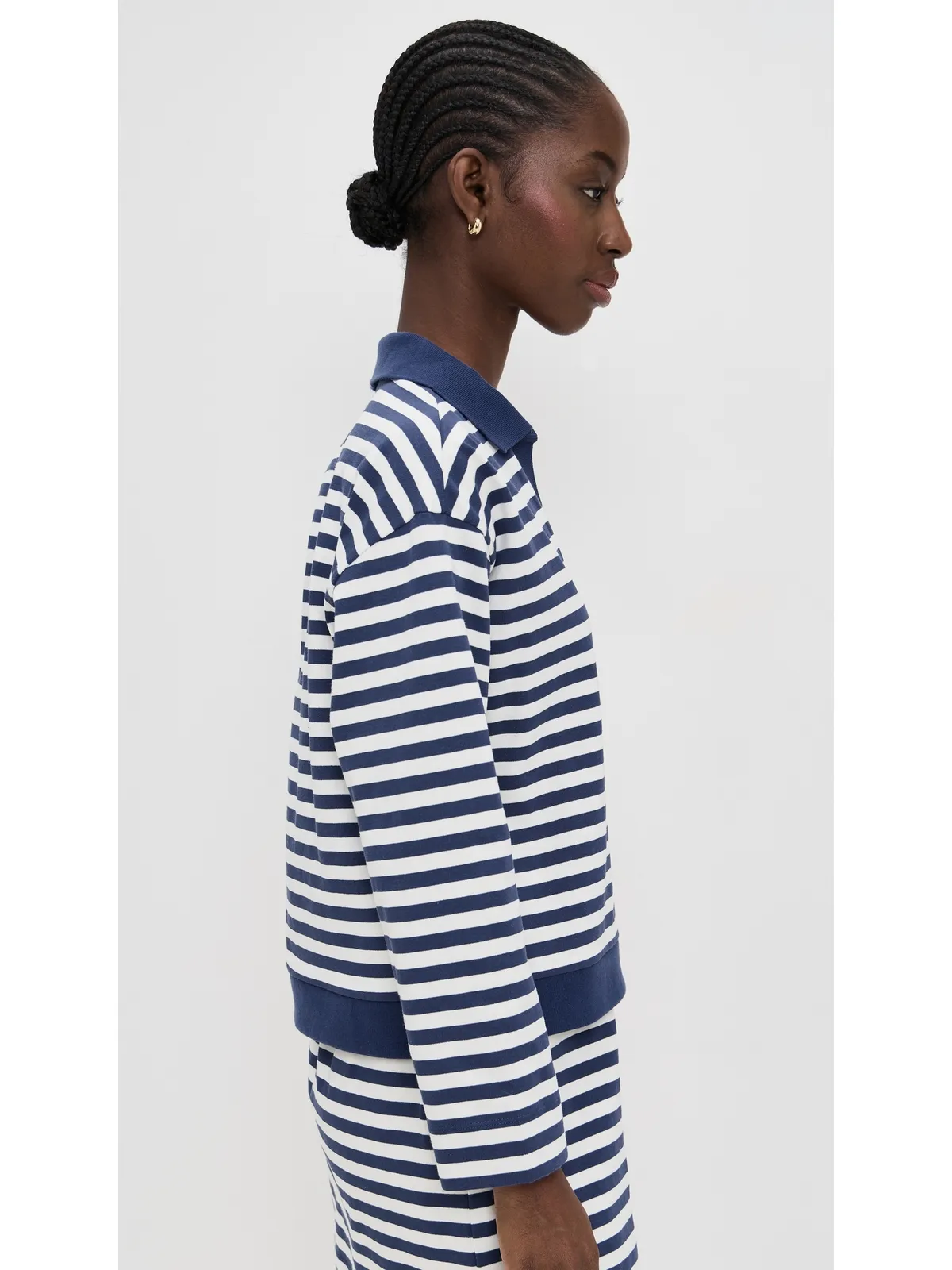 POSSE Haisley Pull Over Navy Stripe - 画像4