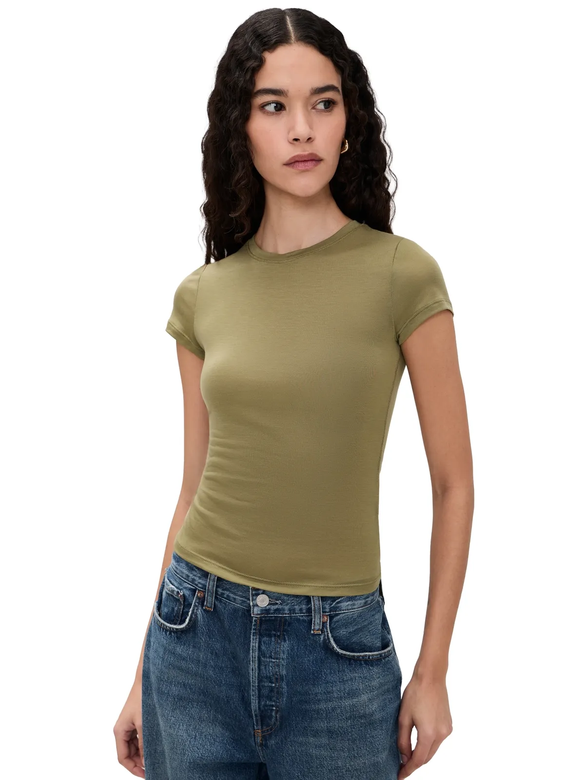 Paris Georgia シアー・ベビーTシャツ - 画像1